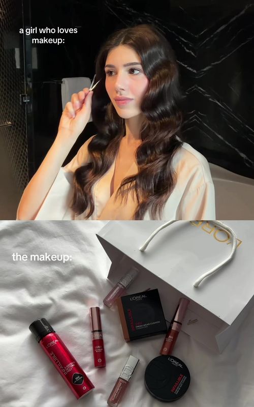 the makeup is makeuping🤭 #Lorealparis #cushionfoundation #Makeup #Lorealparisad