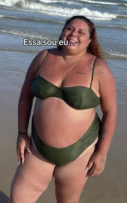 Dos 109kg ao 65kg  −44kg em 1 ano  Sem remédios | Sem cirurgias  A constância cria milagres✨ #emagrecimento #glowup #antesedepois #dieta #treino 