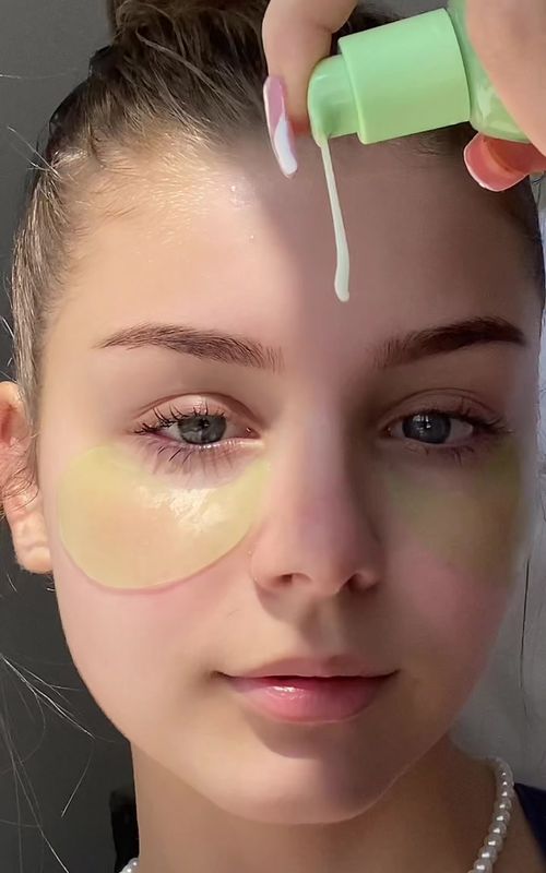 a green routine 💚✨ #skincare #asmr