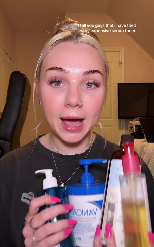 Replying to @Hungry Heart Home - Wren i love that yall are loving vani cream + castor oil!! 🫶🏼 heres another affordable nighttime skin care routine @La Roche-Posay @Bioderma Canada  #skincareroutine #nighttimeskincare #affordableskincare 