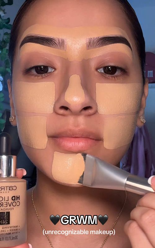 🖤GRWM🖤 (unrecognizable makeup)  Products are in my Amazon storefront, link is in my bio⭐️ @Catrice Cosmetics HD foundation  LYS bronzer stick @SHEGLAM liquid blush @cilrofelrbeauty peel off lip stain @NARS Cosmetics natural radiant creamy concealer  @LA COLORS Cosmetics ultimate cover concealer  @SACHEU Beauty US stain blush SHEGLAM setting powder  @wetnwildbeauty loose setting powder  @essence.cosmetics luminous bronzer  ARACELI BEAUTY blush @Benefit Cosmetics highlighter  @Morphe Cosmetics eyeshadow palette  ESSENCE liquid eye liner @moiracosmetics lipliner  @Rare Beauty lipstick  MORPHE SETTING MIST @L’Oréal Paris setting spray #makeup #MakeupRoutine #makeuptutorial #grwm #grwmmakeup #grwmroutine #amazon #amazonfinds #amazonmusthaves #makeupideas #makeupinspo 