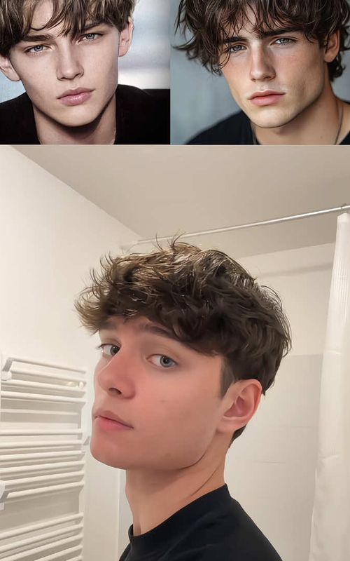 Hairstyle tutorial for men✨🗿#foryou #foryoupagе #hair #hairstyle #hairtutorial #hairtransformation 