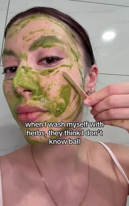 Herbs is my beauty secret. #fyp #skincare #skincareroutine #bodycare  