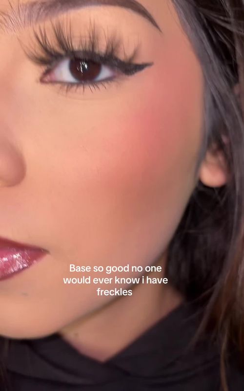 Loveeee a full coverage base 😍 #makeup #fullcoverage #bri #smoothbase #cuteee