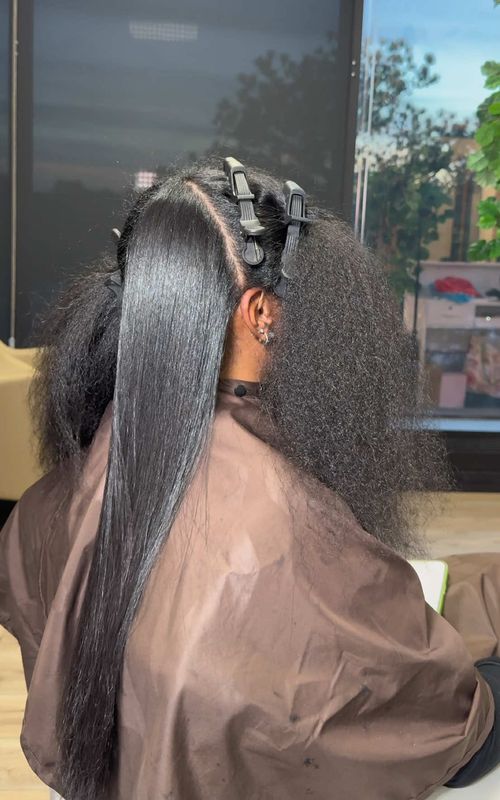 #hairtok #longhair #silkpress #silkpressnaturalhair #hair 