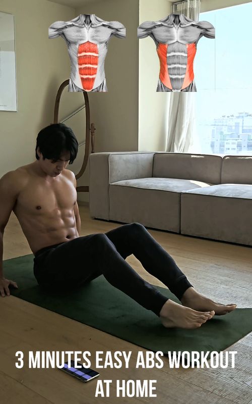 Complete Beginner ABS Workout At Home | 집에서 하는 초보자 복근 운동 #absworkout #abs #abdominal #exercise 