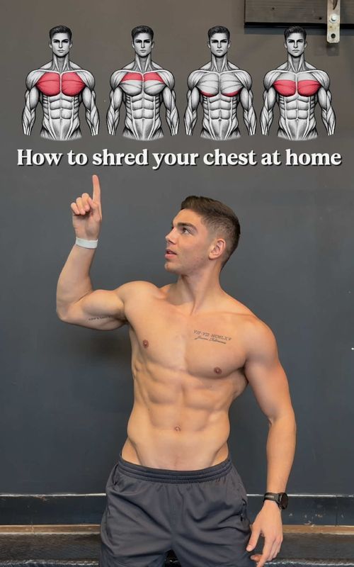 Beginner chest workout at home 🏠🙌 #beginnerworkout #homeworkout #fitnessforbeginners #fitnessmotivation #fitnesstips 