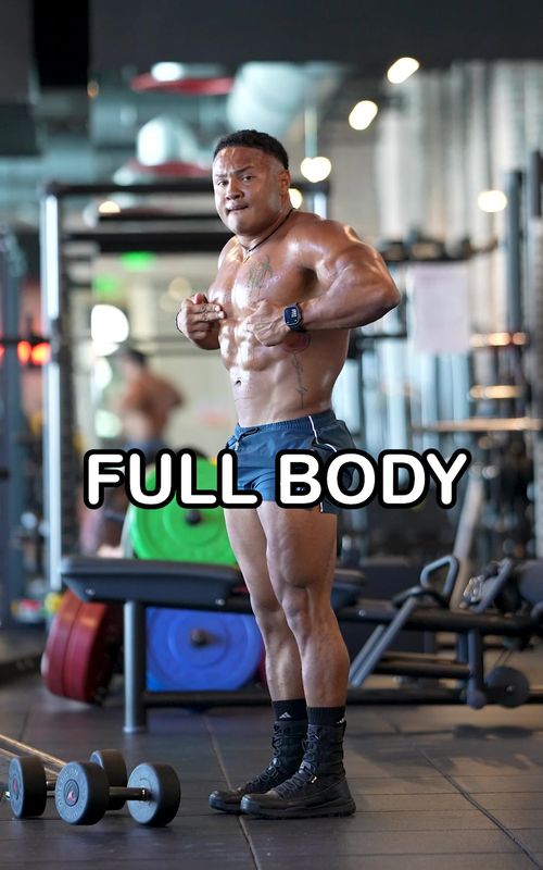 Full body DB to build muscle & burn fat Save this to try Link in bio for 1:1 Coaching Full body movements challenges muscle groups that isolation movements won’t  Start incorporating full body and see the changes 3 sets of each Reps on screen for each exercise  90 sec rest breaks Max  #fullbodyworkout #dumbbellworkout #workoutroutine #buildmuscle #burnfat #howtoburnfat 