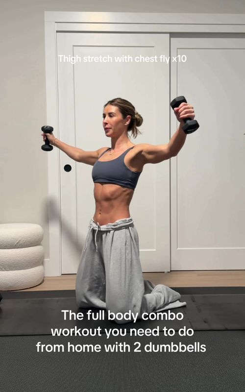 Strength x pilates 6 week challenge starts MONDAY!! Who’s ready?! Full workout in my bio! #fullbodyworkout #homeworkout #workoutmotivation #pilates #workoutsforwomen 