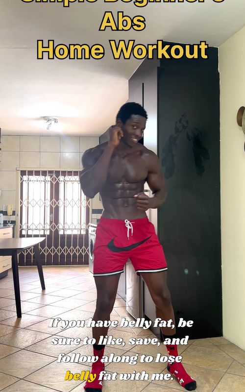 Simple Beginner’s Abs Homeworkout. #exercise #homeworkout #viral #Fitness 