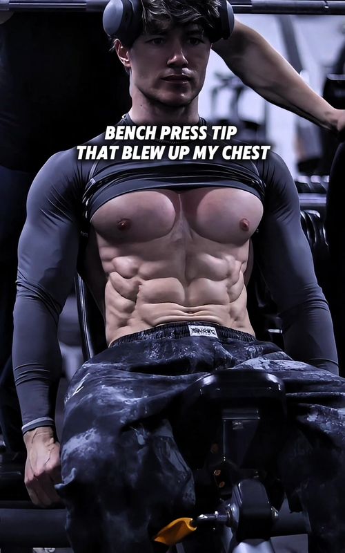 Letting the bar touch your chest allows for maximum stretch for chest growth. If you’re stopping half way you’re leaving a lot of gains on the table. Using @liftoff_app to see my ranking. Hit a new incline bench PR!  - #ripped #benchpress #chestday #aesthetic 