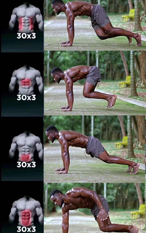 HIIT Abs workout at home ⚡️ #gymtok #abs #trending 