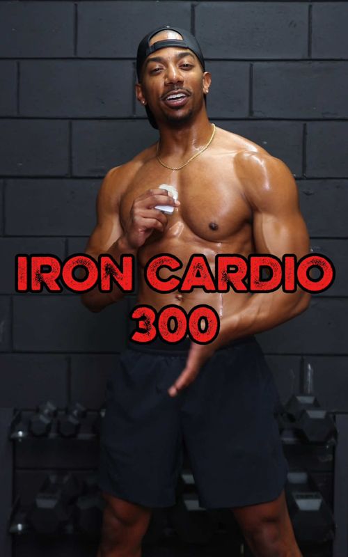Most people won’t make it to the end. Can you?! This is the IRON CARDIO 300 CHALLENGE 🥵 A high-rep conditioning test to see what you’re made of 💪🏾  🔥 THE CHALLENGE: 100 High Knees (each leg = 1)  80 Jumping Jacks 60 Mountain Climbers (each = 1) 40 Squat Jacks 20 Burpees 🏆 TIER RANKINGS: <5 min = IRON GOD 5-7 min = IRON ELITE 7-10 min = IRON GRIT 10+ min = IRON STARTER 📌 Save for your next workout 💬 Comment your time + tier 👥 Share with a friend who skips cardio #fitnesschallenge #cardio #ironrank #viralchallenge #fyp 