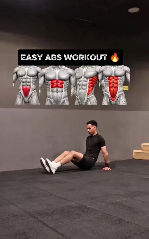 EAZY ABS WORKOUT 🔥 NO EQUIPMENT ✅  #fullabsworkout #eazyabsworkout #fitnessmotivation #coreworkoutathome #workoutchallenge 