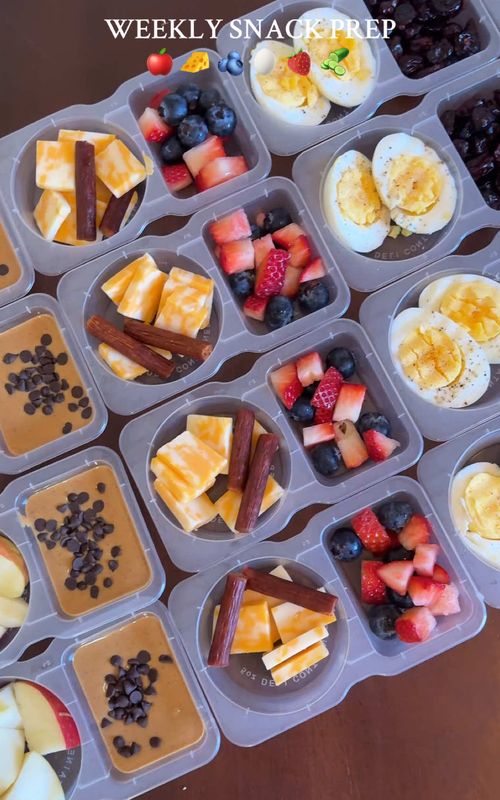Weekly Snack Prep #asmr #snackideas #kidssnacks #healthysnacks #snackpack  #lunchideas #mealprep