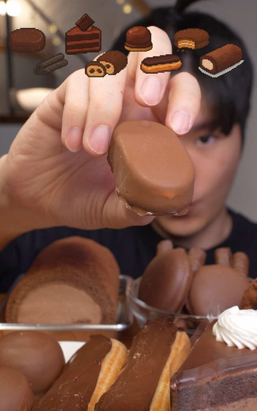🍫초코가 먹고싶은 날🍫 #mukbang #eating #asmr #food #foodasmr #먹방 #먹방asmr #chocolate #tiktokfood #fyp