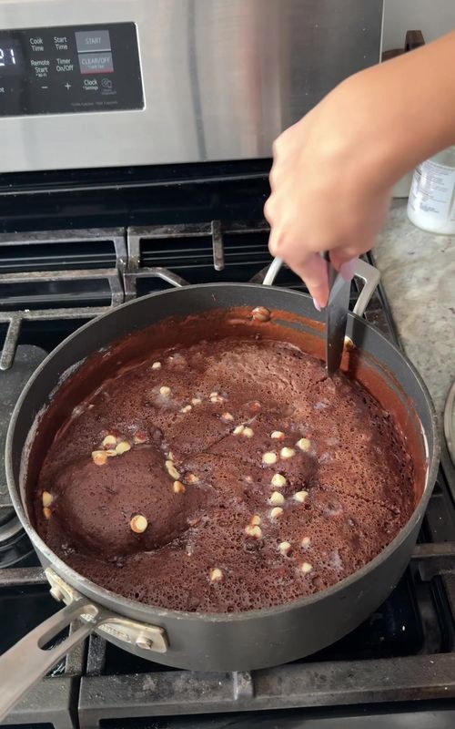Brownie Hack: 2 tbsp Nutella, 2 eggs, 150 ml milk, 4 tbsp flour #CookingHacks #brownie #cookinghack #foodhacks #foodhack 