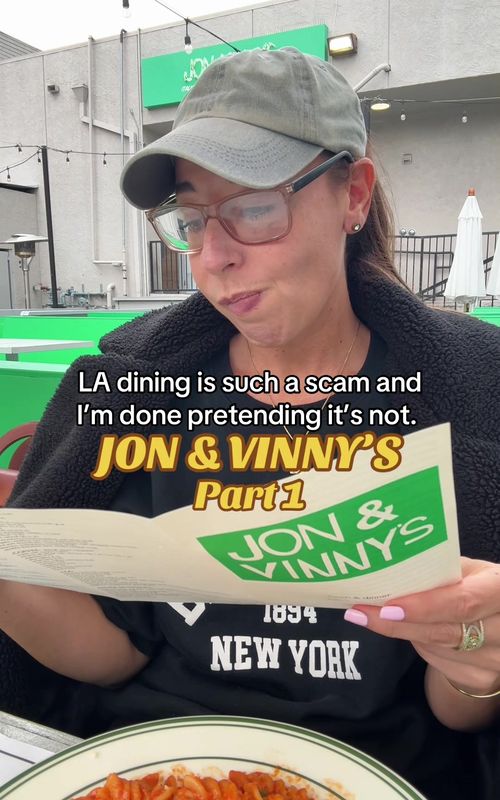 Jon & Vinny’s is one of the most requested spots you guys have asked me to review… but the reviews are completely split. Half say it’s overpriced with rude service… the other half swear it’s amazing. I’m at the Brentwood location… and this one’s complicated.  i’m at the Brentwood location, and I get why people are so divided. The real question is, am I being treated like a VIP… or just a regular customer? Comment below… what do you think?  @Jon&Vinny's #la #lafood #foodreview #honestreview #jonandvinnys 