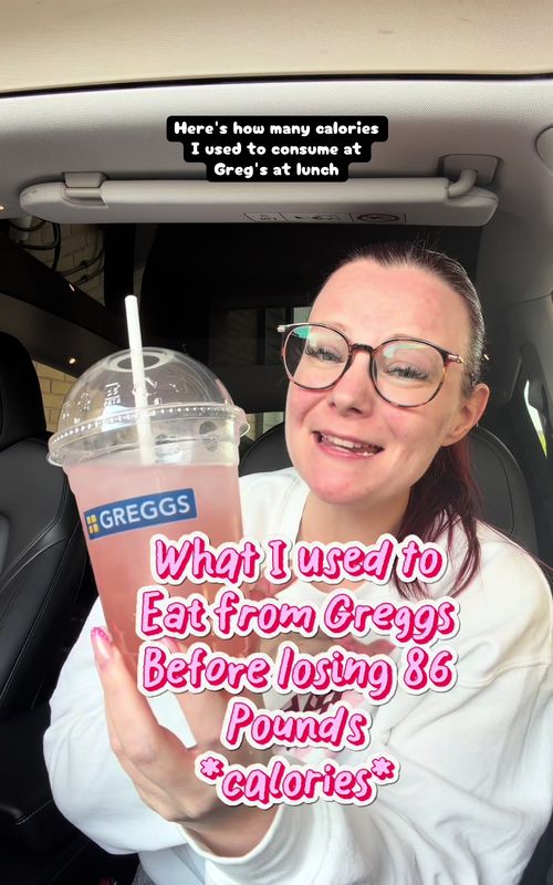 What I used to eat at Greggs before losing weight #eatwithme #whatieat #whatieatinaday #FoodTok 