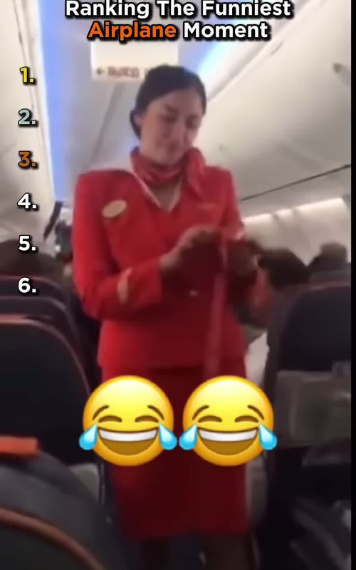Ranking The Funniest Airplane Moment #memes #funnyvideos #funny #funnymoments