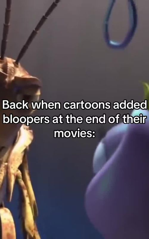 I really wish they would do it more often though || #animation #disney #pixar #bloopers #fyp