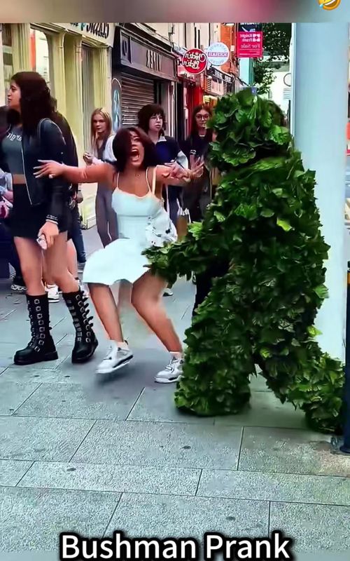 Bushman prank #usa #funnyvideos #funnymoments #bushman #scareprank 