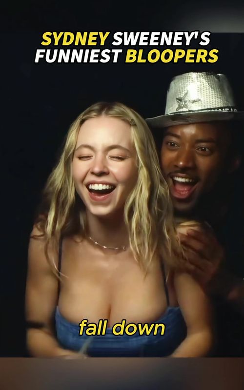A Roundup Of Sydney Sweeney Funniest Bloopers! #celebrity #bloopers #blooper #funny #sydneysweeney 