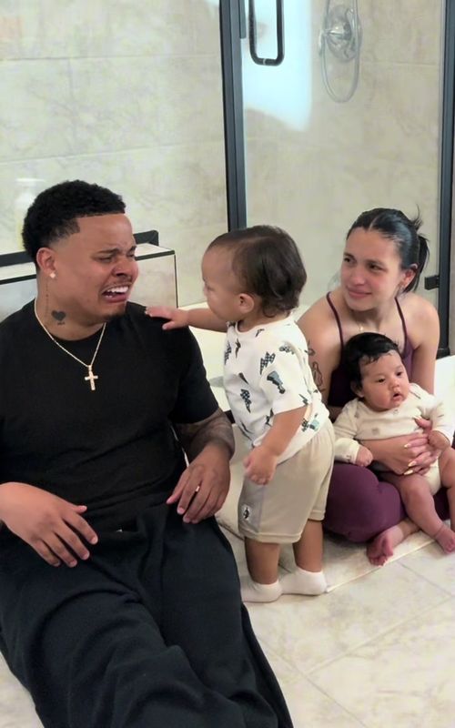 He said you a grown man stop it 😭😭 #zaza #babies #funny #family 