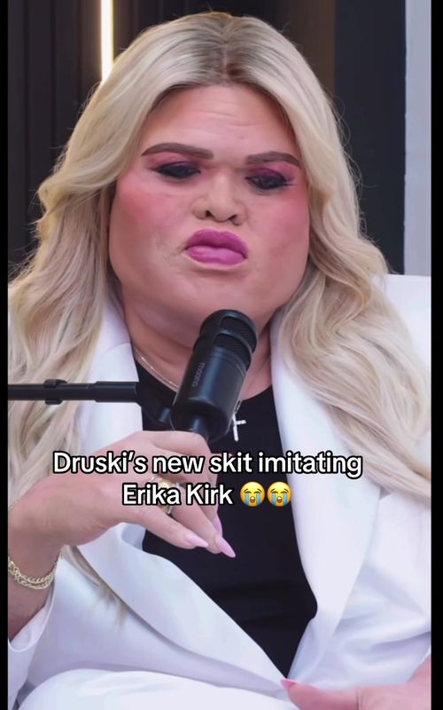Druski’s new skit as Erika Kirk is crazy 😂😂 #fyp #viral #xyzbca #druski #funny 