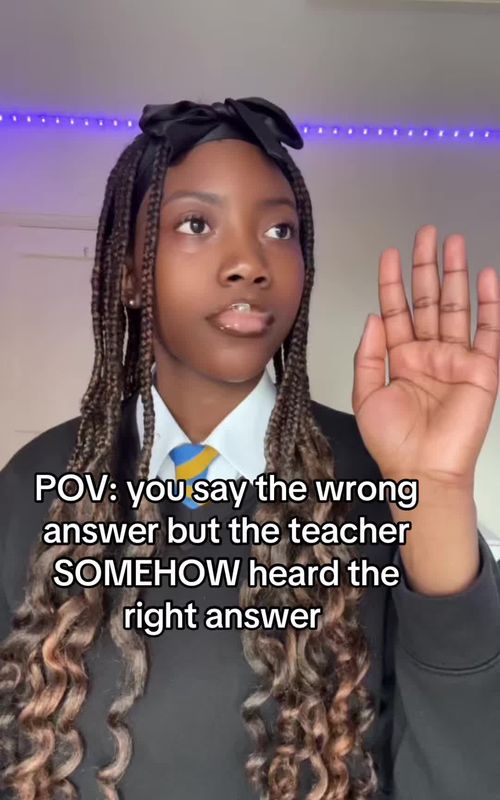 #fyp #viral #relatable #answer #school 