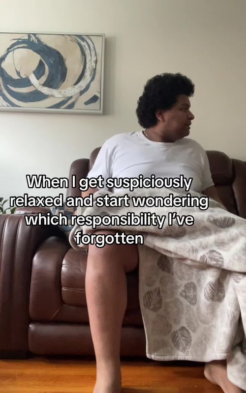 When I get suspiciously relaxed and start wondering what I forgot #fyp #relatable #anxiety #real #viral