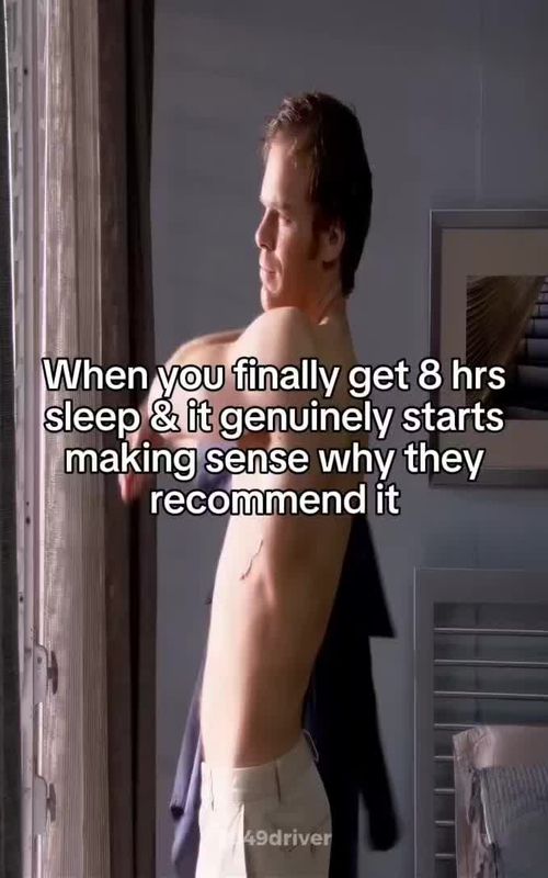 sleep deprived mfs will relate #relatable #dexter #sleep #fyp #2049driver 