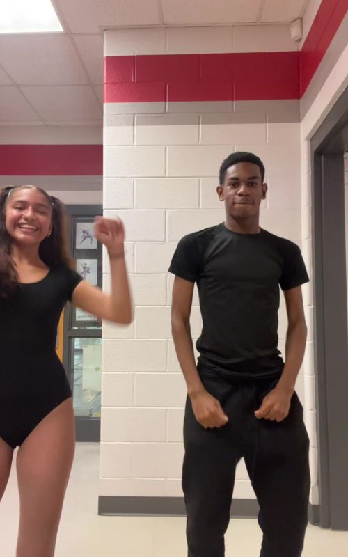 With Kaleb #viraldance #dancefor2people #trend #dancer #schooltiktok 