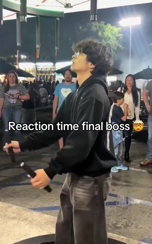 Bro is quick with it 😲 (via Stickcatching/IG, Andre.fuentes4/IG) #espnsocial #reaction #cool 