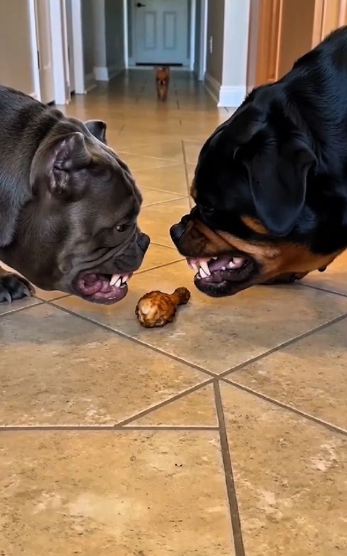 Two big dog funny moment 😂 most interesting funny video 🤣😂 #funnydog #chihuahua #funnyvideo #funnyshort #fyp 