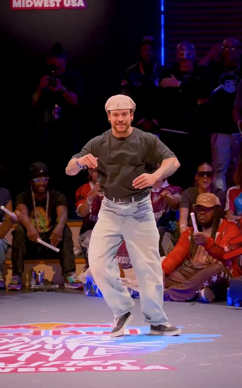 the hype reactions say it all 💥😆 Jesse Sykes 🎤 @Timbaland  #dancer#dancerbattle #streetdance #timbaland