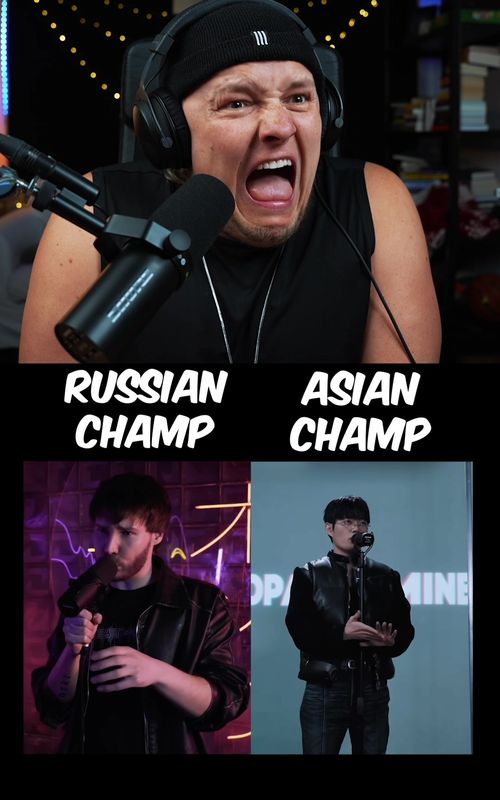 Russian Beatbox Champion vs Asia Beatbox Champion 😳 @improver_beatbox x @WING #beatbox
