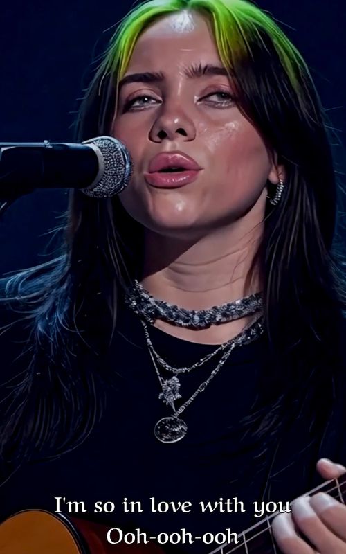 Billie Eilish Singing " Pretty Little Baby " #song #songs #ai 
