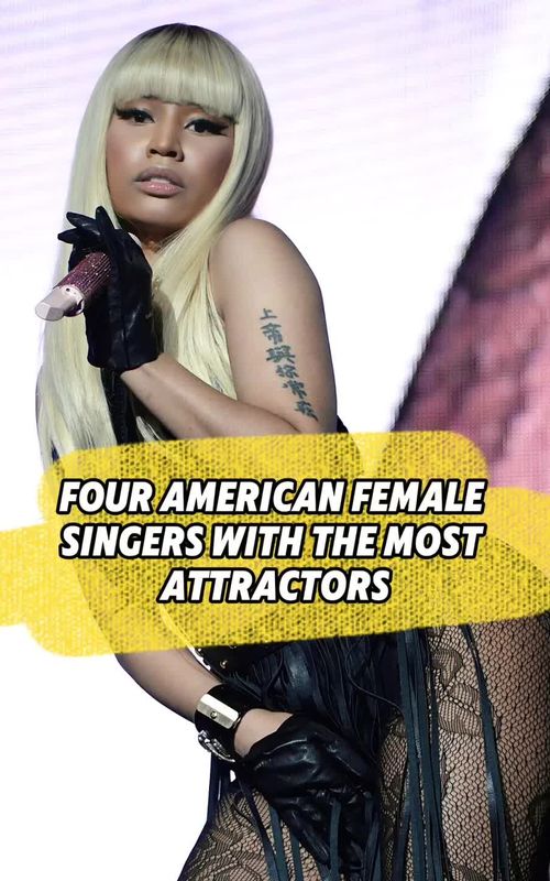 Four American female singers with the most attractors.#nickiminaj #mileycyrus #fyp #celebrity #trending #usa #billieeilish 
