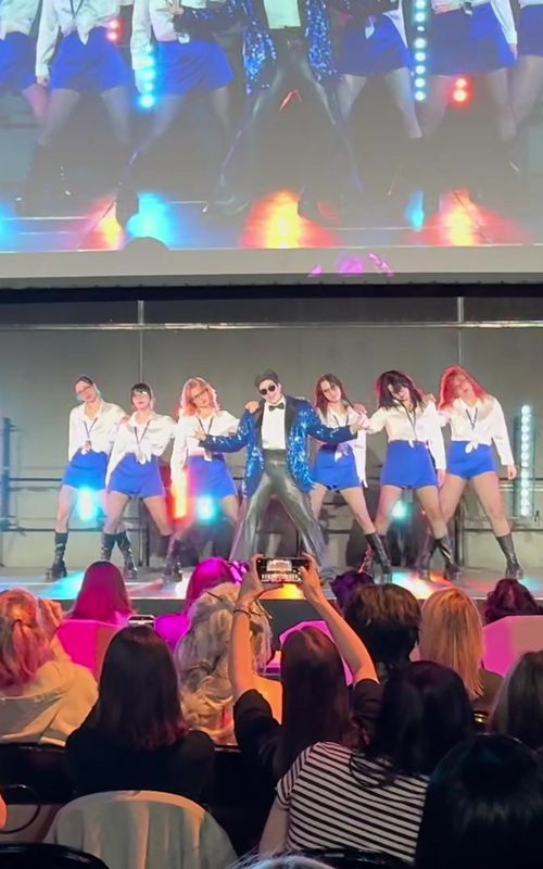 🔥🕶️ I feel nice, you look nice! #psy #daddy #kpoplatvia #dancecover #stageperformance 