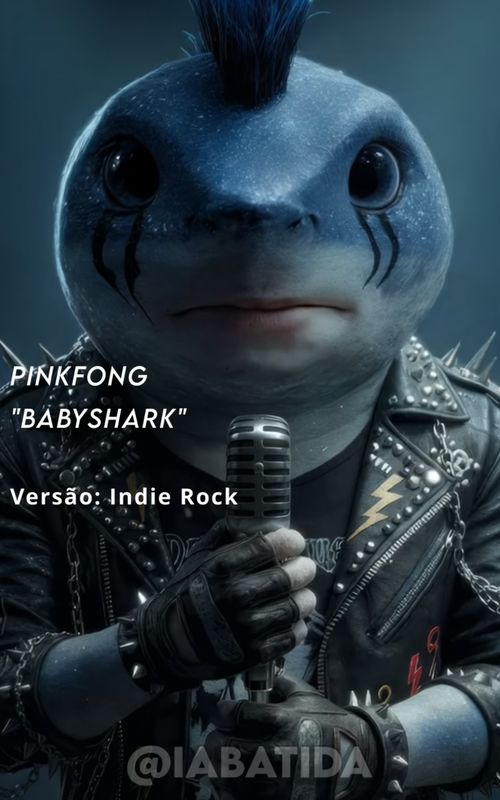 Baby Shark Indie Rock #remix #AI #IA #Rockindie #coversong #Iabatida #retro #music #babyshark #indierocktiktok #rock