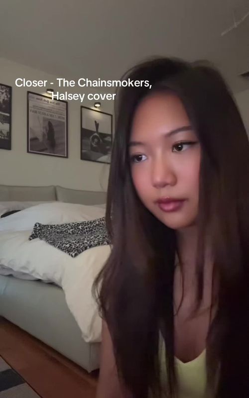 highly requested song (song: Closer - The Chainsmokers, Halsey)  #fyp #trendingsong #singingcover #viralcover #2016songs 
