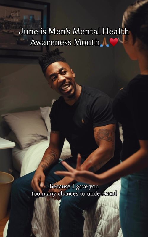 June is Men’s Mental Health Awareness Month🙏🏾♥️ #mentalhealthawareness #manhood #masculinity 