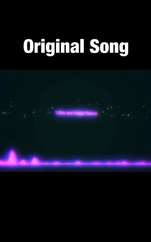 The Tortoise and the Hare Dance's original song,the music visualiser is made by me #dance  #beijing #china #children #fyp 