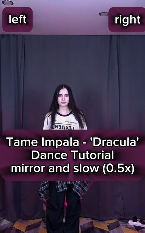 Tame Impala - 'Dracula' Dance Tutorial Mirrored @Tame Impala DC: @Shaelly #dance #trend #tameimpala #dracula #fyp #viral #tutorial #추천 #翻跳 #舞蹈 