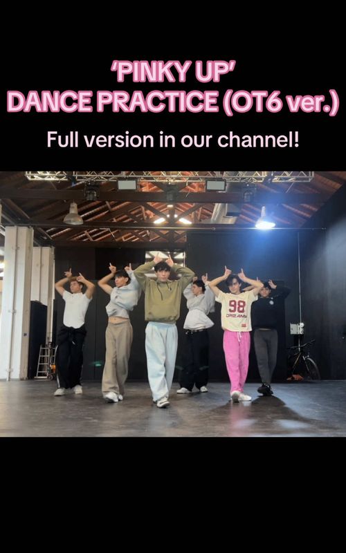 So we made a little dance practice or whatever… this was our arrangement for the OT6 version, what do you think?🫖 #kpop #katseye #pinkyup #dancepractice #dancecover 