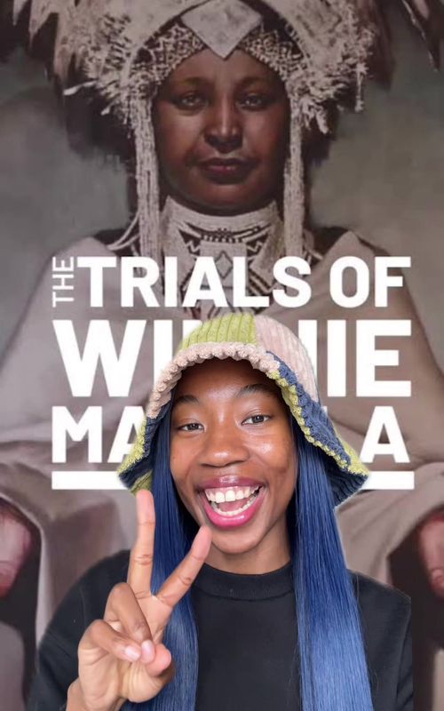 The way they frame Winnie Mandela in this documentary is interesting hey 🤔 #greenscreen #thetrailsofwinniemandela #winniemandela #netflix #review 