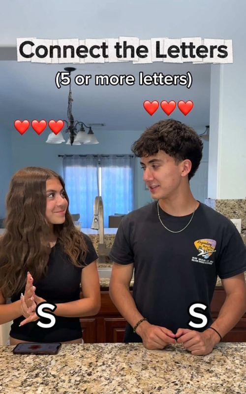 Connect the letters! Emberlynn vs Elijah  #gameideas #games #familygames #fungames #lettergame 