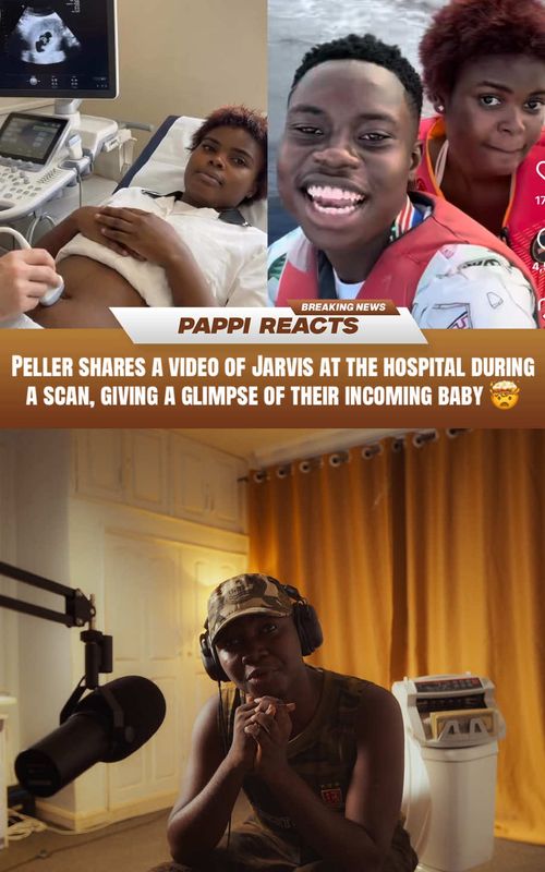 Peller shares hospital footage of Jarvis during a scan, showing a moment from their pregnancy journey #peller #jarvis #creatorsearchinsights #pregnancy #peller09 