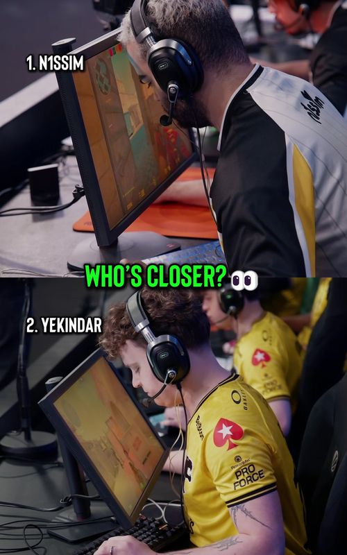 Who’s closer?! 👀🖥️ #ESL #gaming #esports #counterstrike2 #iemrio2026  